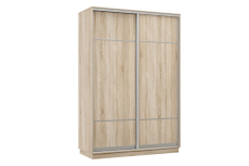 Шкафы-купе, Шкаф-купе Премьер Лайт 02 (08;08) двухдверный