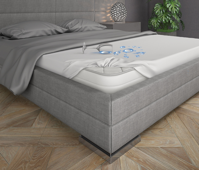 Защитные чехлы и наматрасники, Наматрасник-Аквастоп 1200*2000 (матрас до h30см)