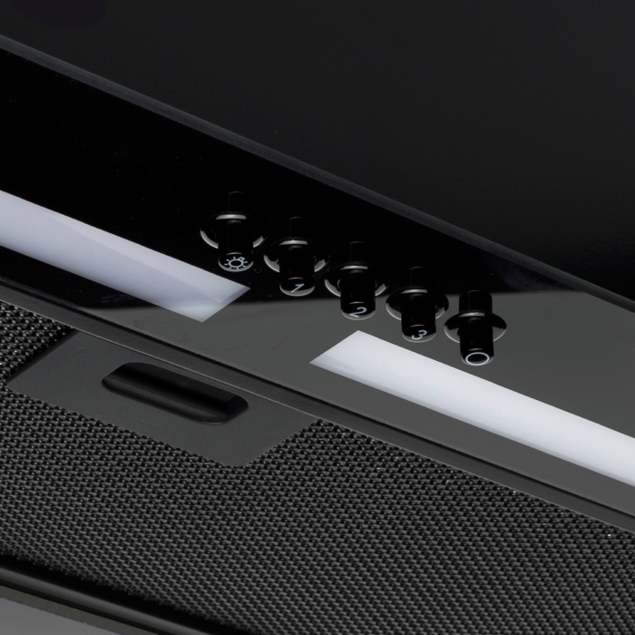 Вытяжки, Кухонная вытяжка Skybox Black Glass 60