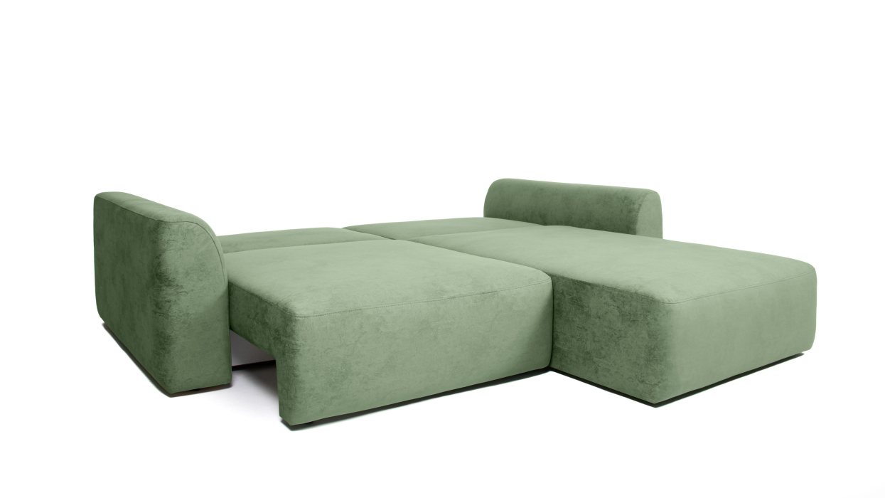 Диваны угловые в гостиную, Диван угловой Trump mini, велюр