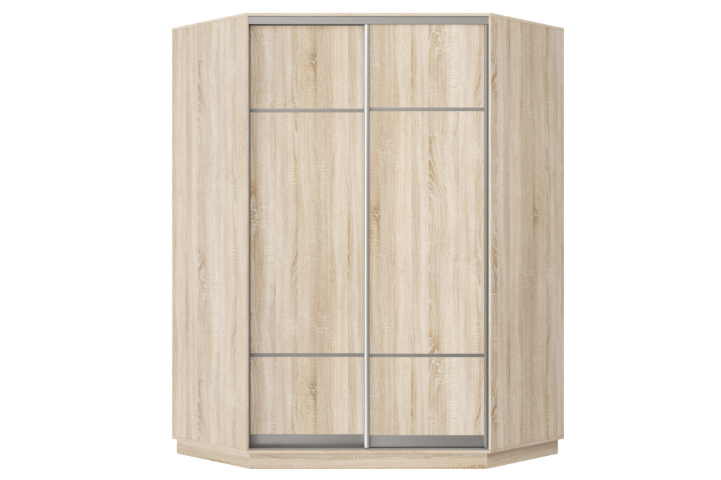 Угловые шкафы, Шкаф-купе Премьер Лайт 71 угловой (08;08) двухдверный