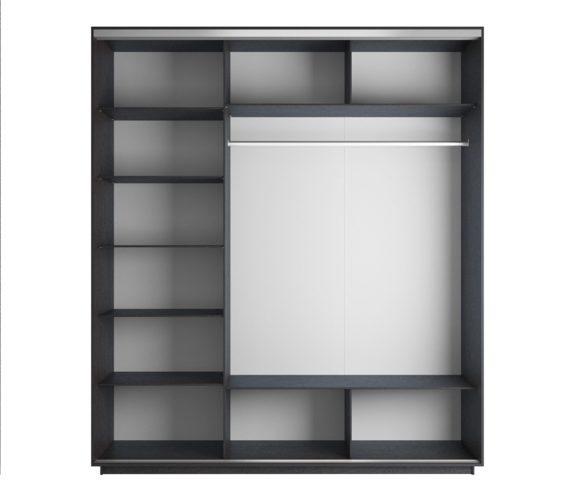 Шкафы-купе, Шкаф-купе Экспресс Элемент трио 2400 x 2400 x 600