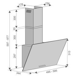 Кухонная вытяжка Colibri Tech White 60
