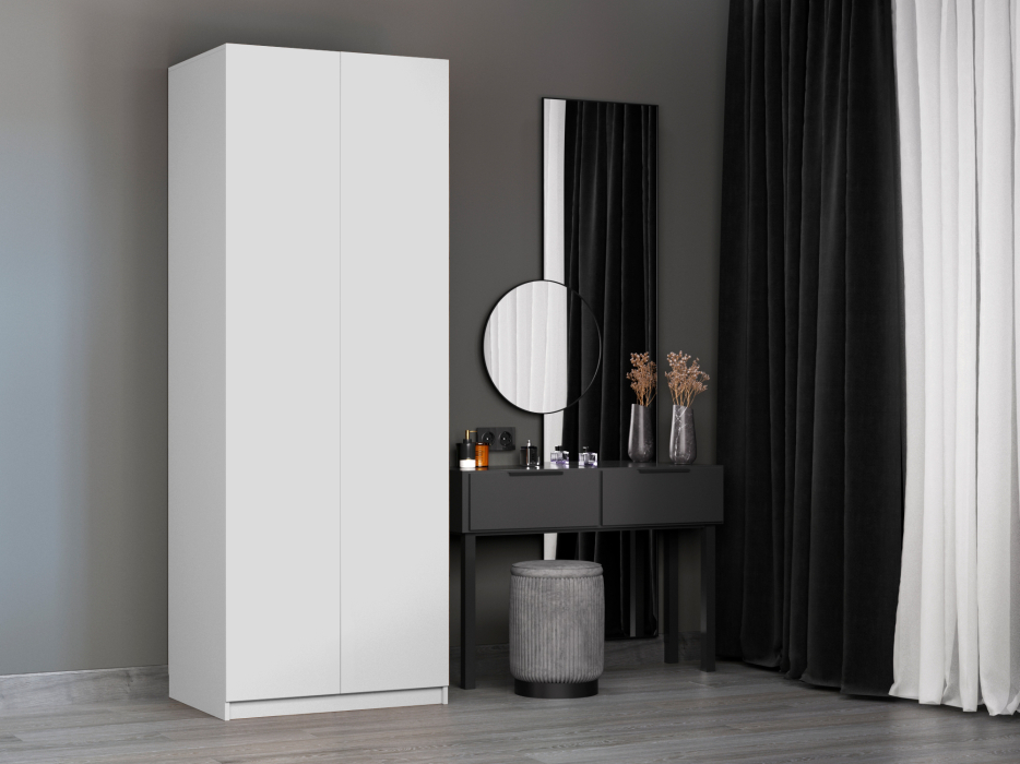 Шкафы распашные, Шкаф распашной Локер Распашной/доп. полки + модуль 80х220х53