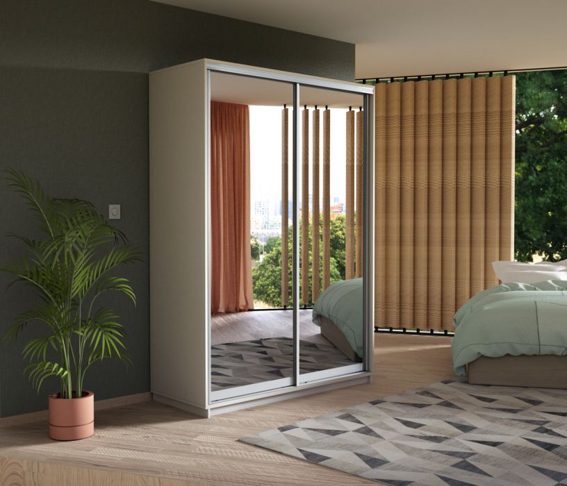 Шкафы-купе, Шкаф-купе Экспресс Экспенс дуо 2400 x 1200 x 600