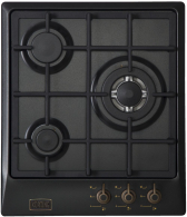 Встраиваемые варочные панели, Варочная поверхность газовая Ретро Korting HG 465 CTRN