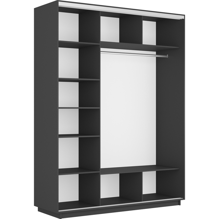 Шкафы-купе, Шкаф-купе Медиум Широкий, 180х60х220