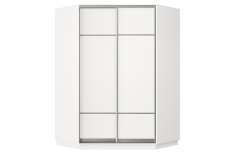 Угловые шкафы, Шкаф-купе Премьер Лайт 71 угловой (08;08) двухдверный