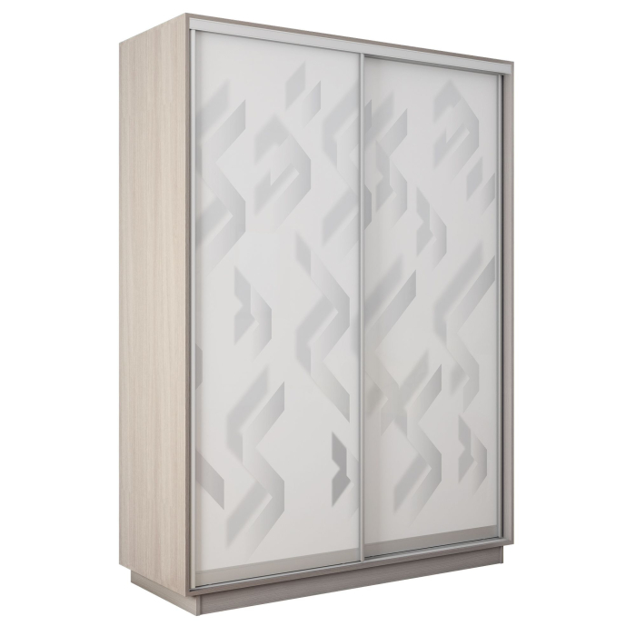 Шкафы-купе 2-х дверные, Шкаф-купе Экспресс 2-х дверный Фотопечать Ленты Стекла 140х45х220