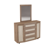Комоды, Комод 1 с зеркалом