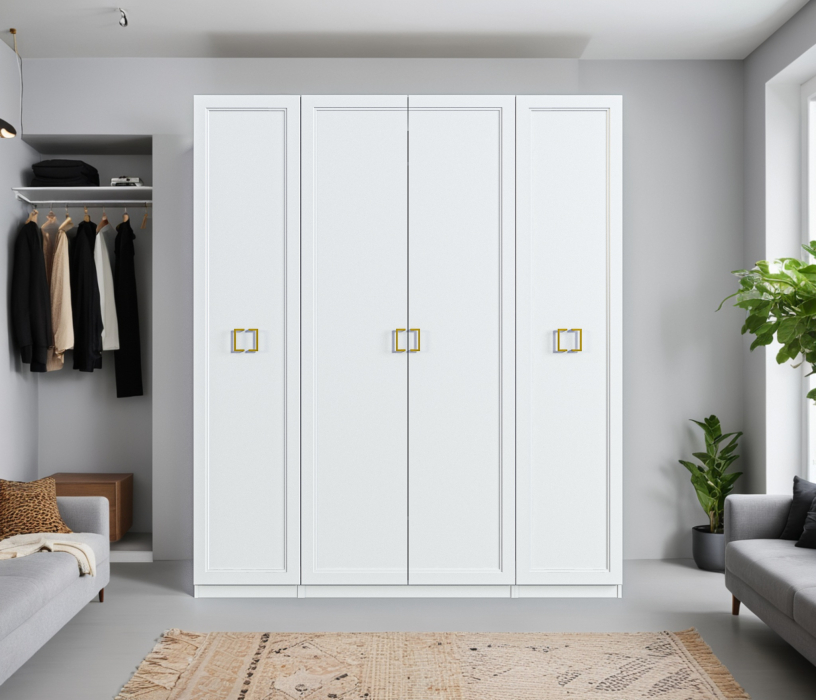 Для одежды, Шкаф четырехдверный Ассоль/Макс 2000 мм