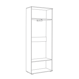 Шкаф для одежды Куба 13.136