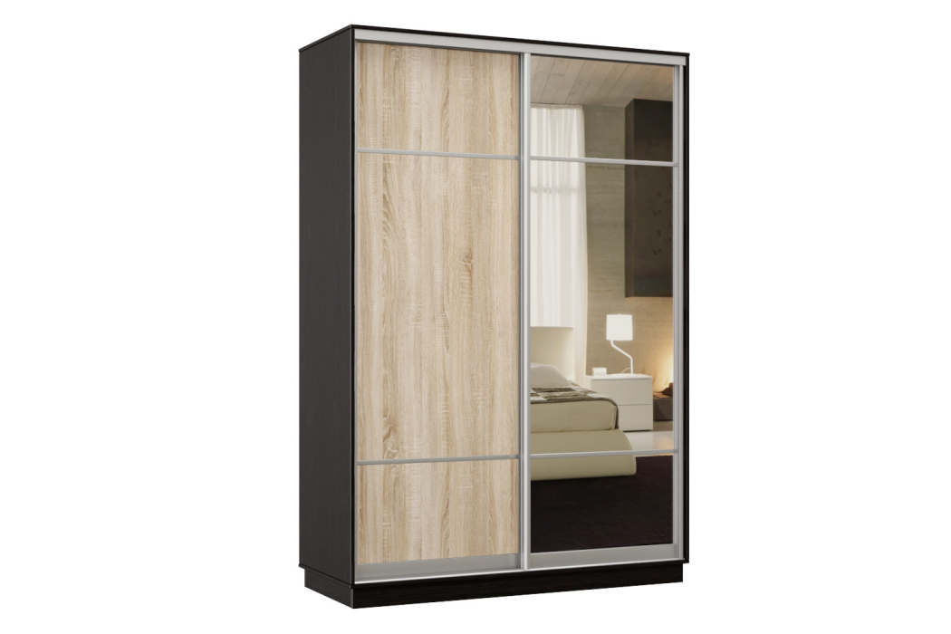 Шкафы-купе, Шкаф-купе Премьер Лайт 09 (08;11) двухдверный