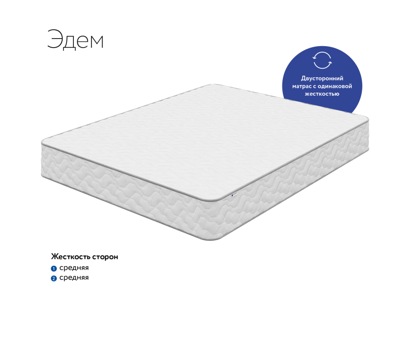 Другие размеры, Матрас DreamLine Эдем 1500x2000