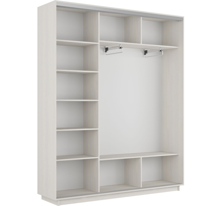 Шкафы-купе 3-х дверные, Шкаф-купе Экспресс 3-х дверный Фотопечать Ленты Стекла 210х45х240