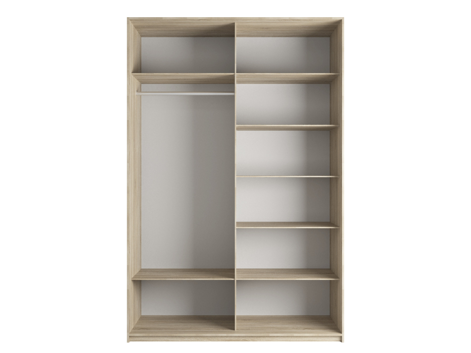 Шкафы-купе 2-х дверные, Шкаф-купе Эста 2-х дверный ДСП/Стекла фисташка/Доводчик 160х66х240