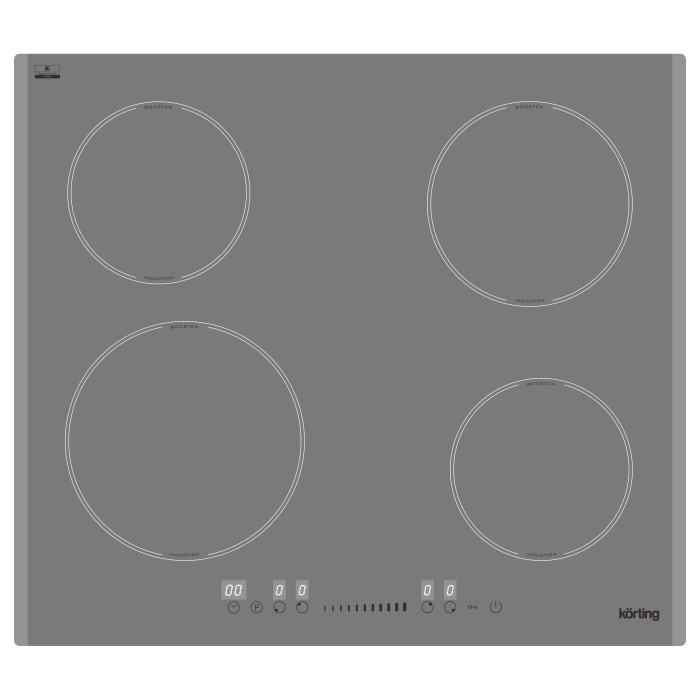 Встраиваемые варочные панели, Варочная панель индукционная Korting HI 64560