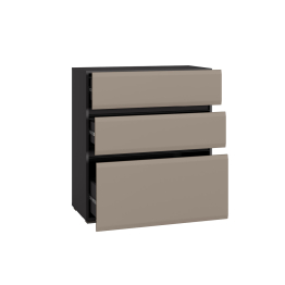 Комод Сидней 16.231.03, антрацит, веллюто капучино