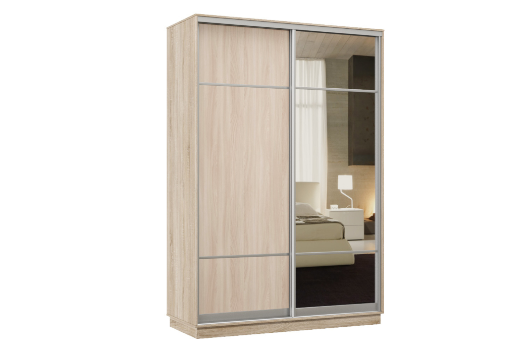 Шкафы-купе, Шкаф-купе Премьер Лайт 09 (08;11) двухдверный