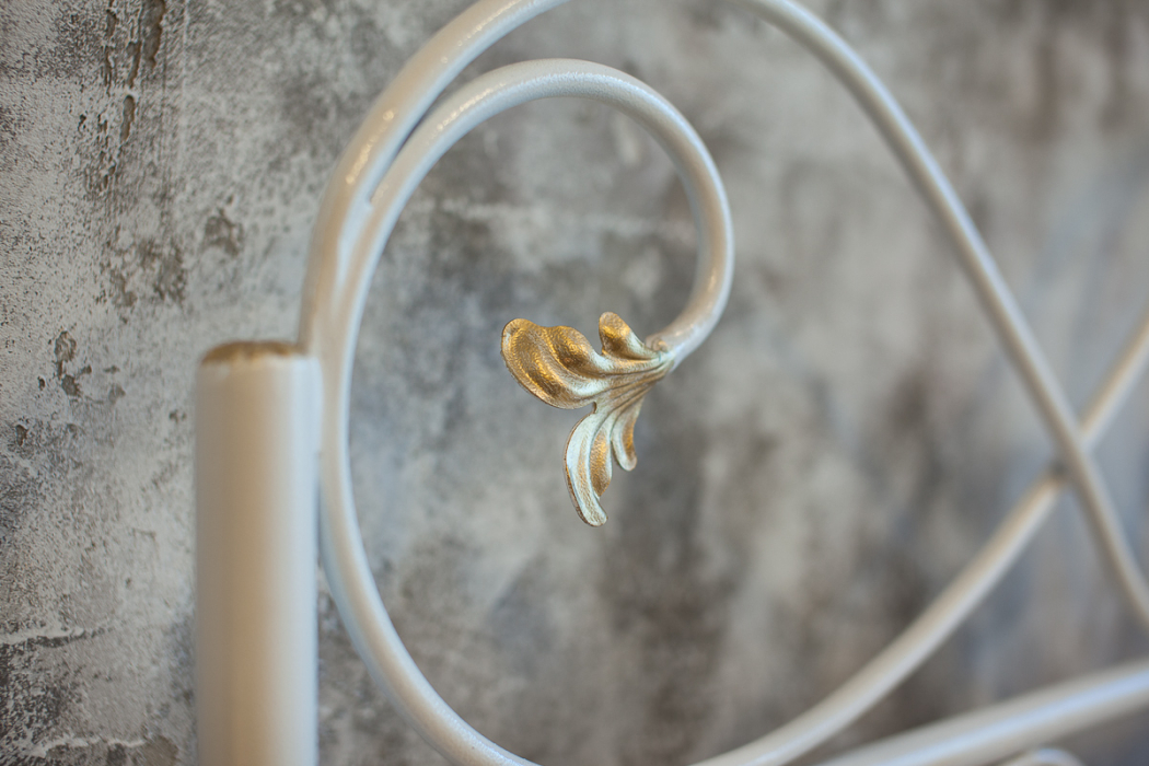 Кованые кровати, Кованая кровать Венеция 1.6 с двумя спинками