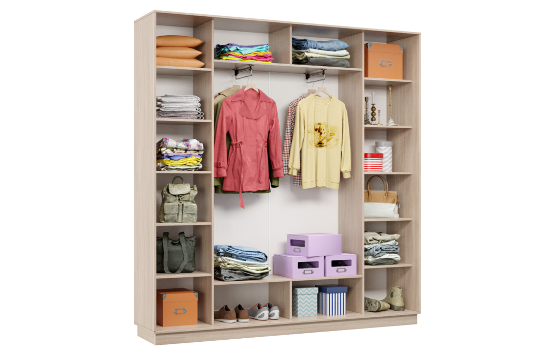 Шкафы-купе, Шкаф-купе Премьер Лайт 33 (08;08;08) трехдверный