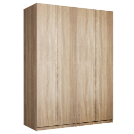 Распашной шкаф Локер 800+800 с ящиками и полками слева