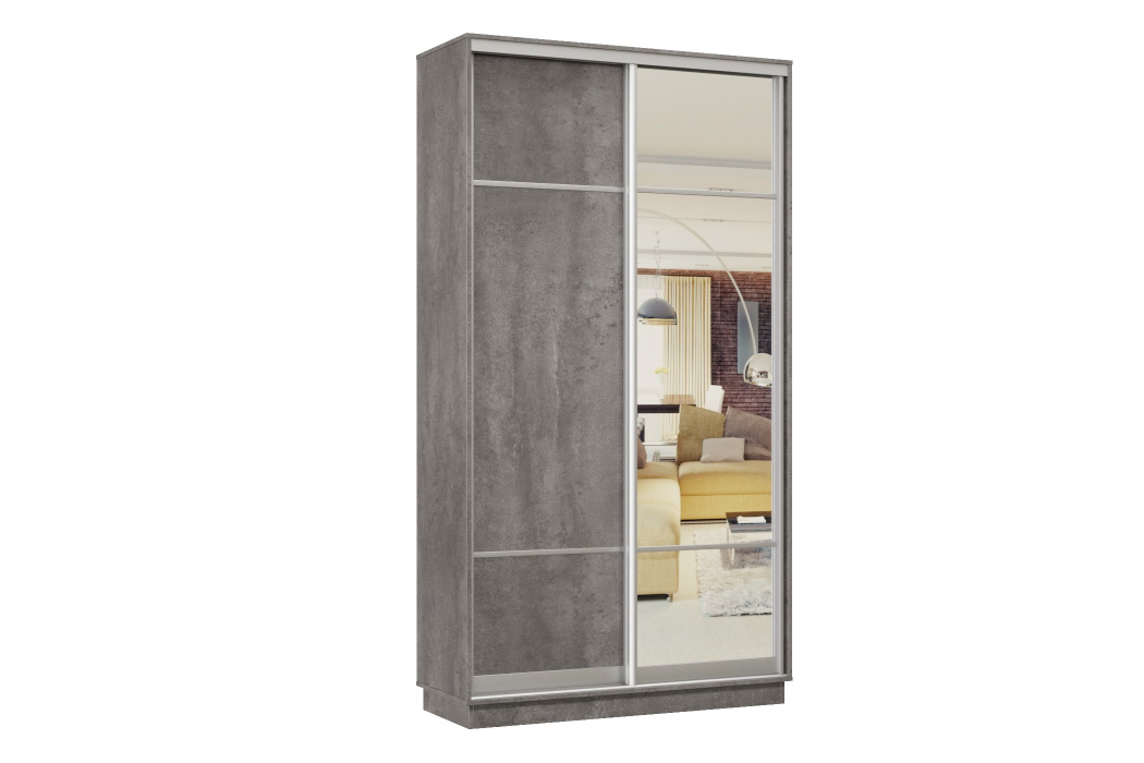 Шкафы-купе, Шкаф-купе Премьер Лайт 02 (08;11) двухдверный