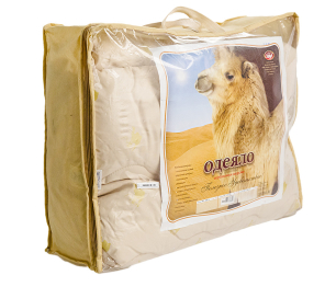 Одеяло из верблюжей шерсти в чехле из микрофибры, 172х205 см