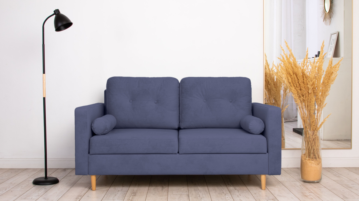 Диваны прямые кухонные, Диван Lucas 140, велюр