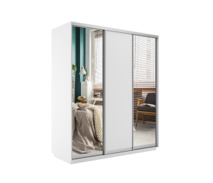 Шкаф-купе Экспресс Медиум (2 зеркала) трио 2200 x 2400 x 600